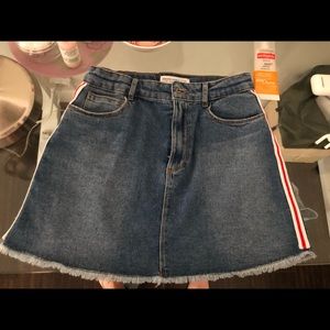 Zara Denim Strechy Skirt